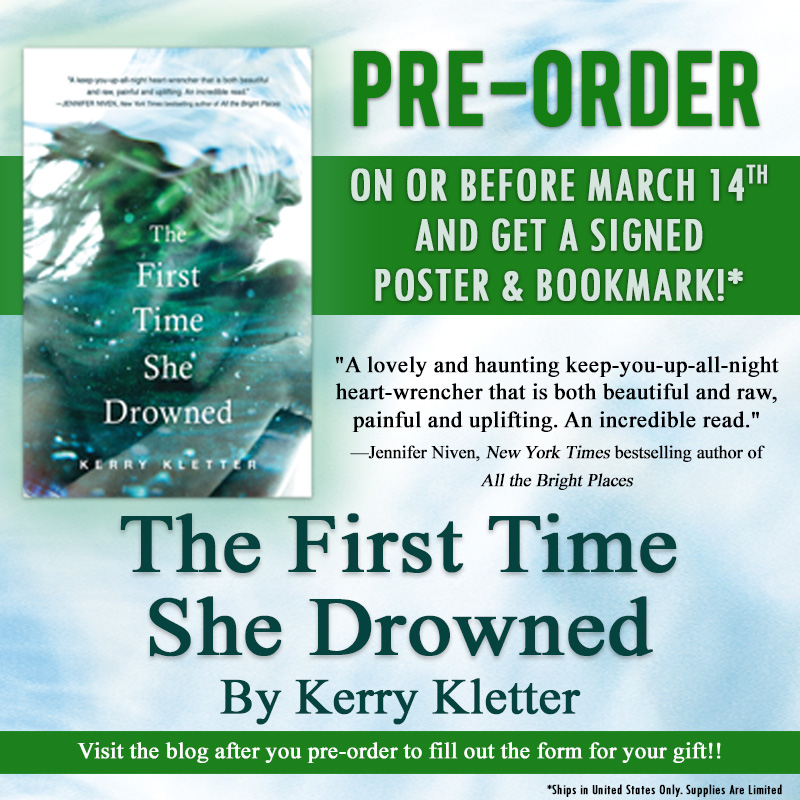 The First Time She Drowned pre order box